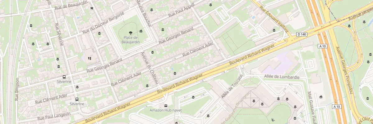 Plan du 81 Rue Clément Ader à Tours
