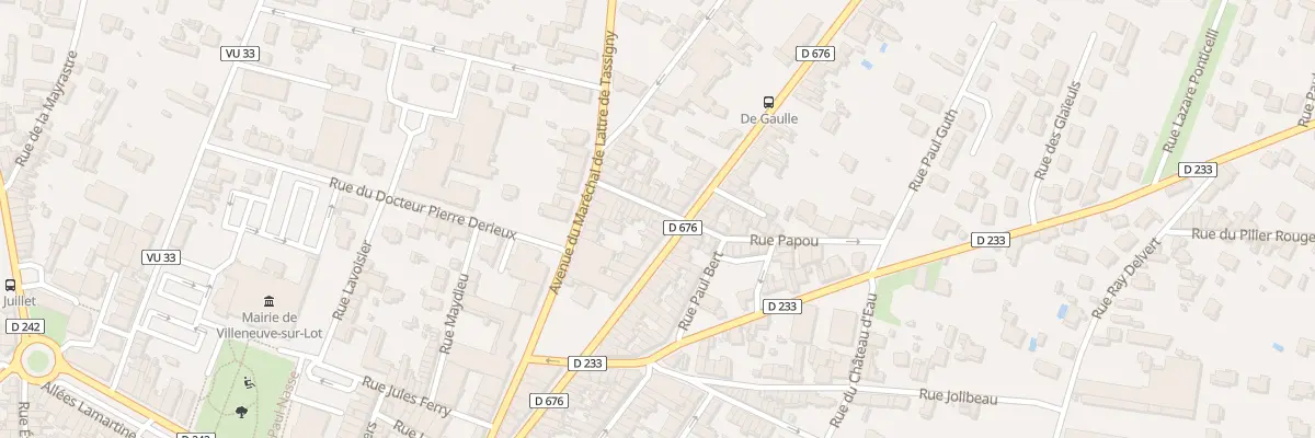 Plan du 3 Rue Lacépéde à Villeneuve-sur-Lot