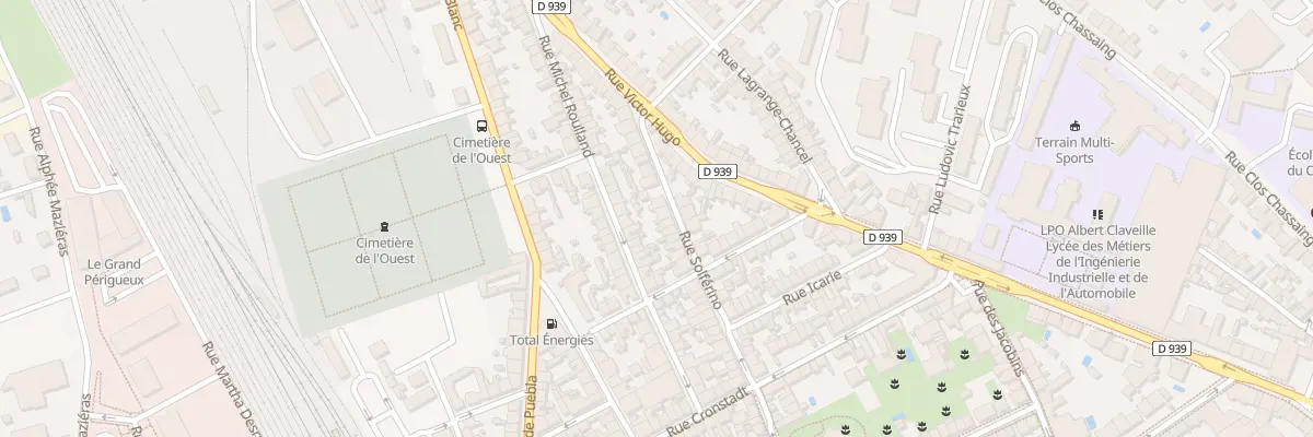 Plan du 63 Rue Solferino à Périgueux