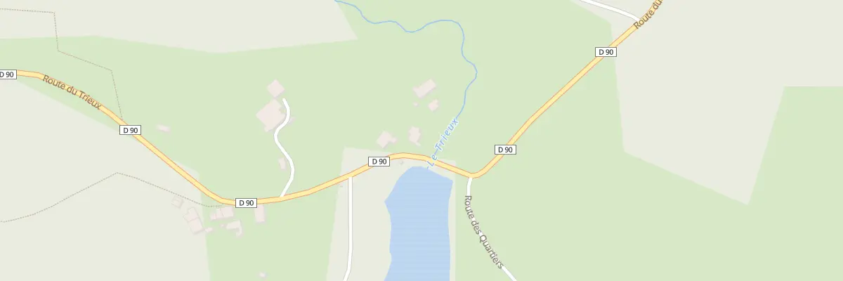 Plan du 2688 Rte du Trieux à Champniers-et-Reilhac