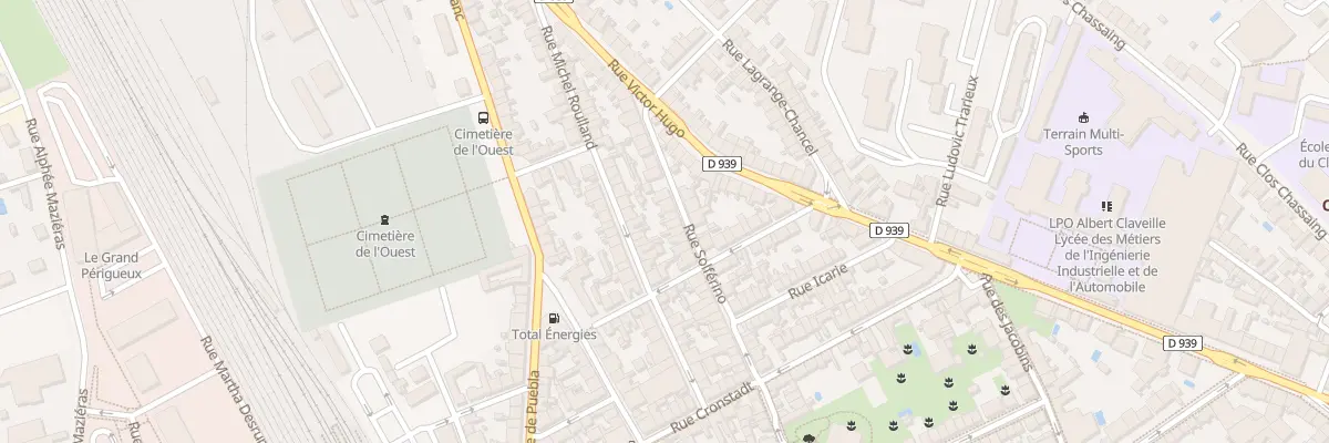 Plan du 61 Rue Solferino à Périgueux