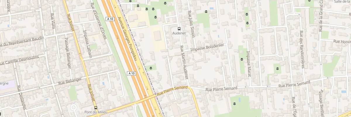 Plan du 23 Rue Martin Audenet à Saint-Pierre-des-Corps