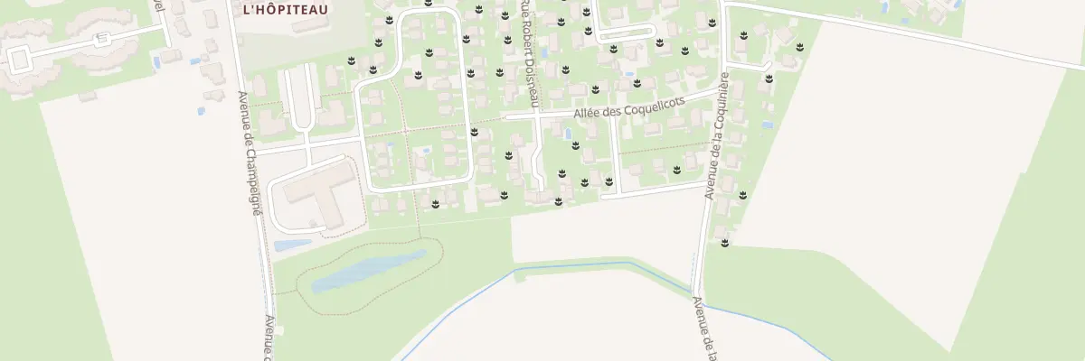 Plan du 11 Rue Félix Nadar à Notre-Dame-d’Oé
