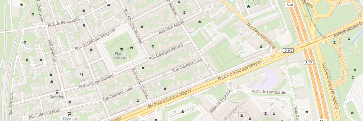 Plan du 94 Rue Clément Ader à Tours