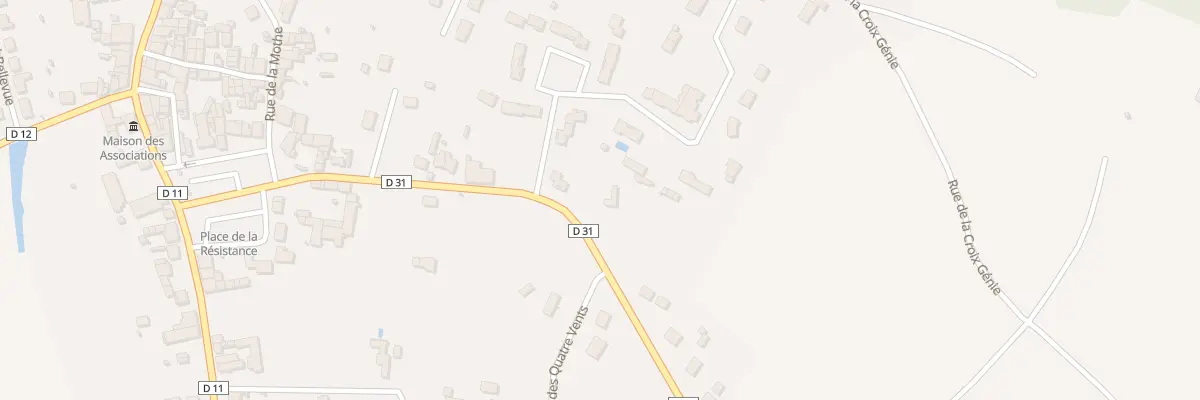 Plan du 19 Rte d’Adriers à Persac