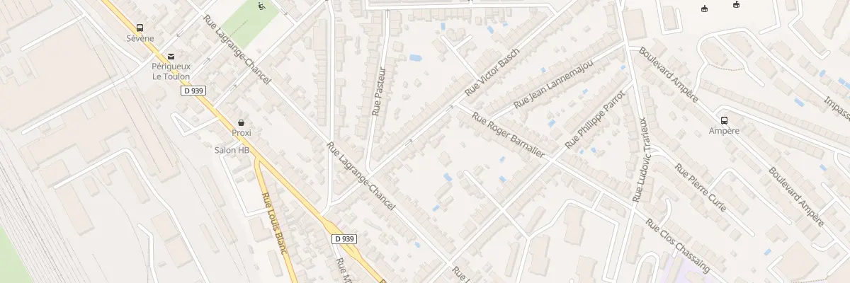 Plan du 30 Rue Victor Basch à Périgueux