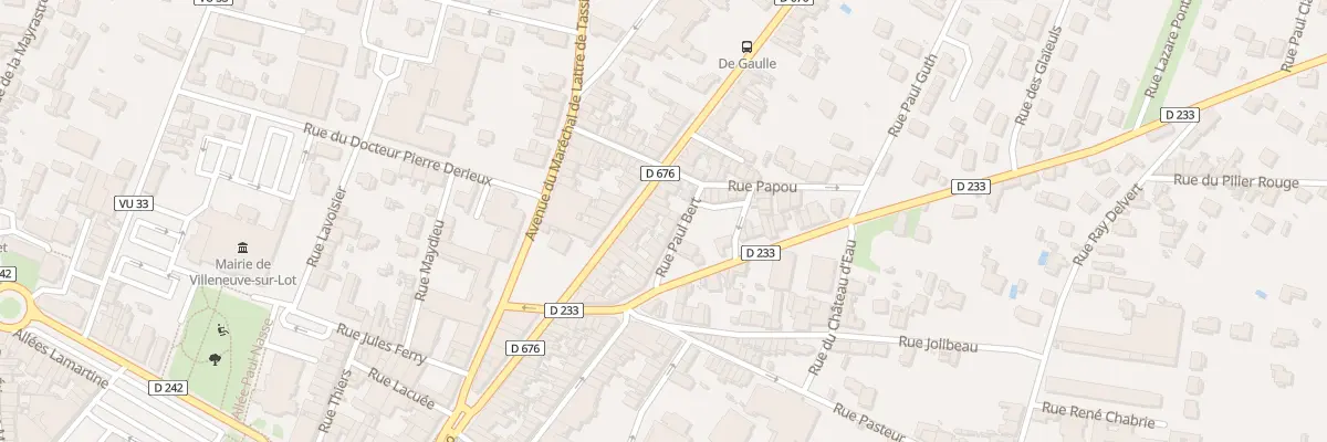 Plan du 86 Av du Général de Gaulle à Villeneuve-sur-Lot