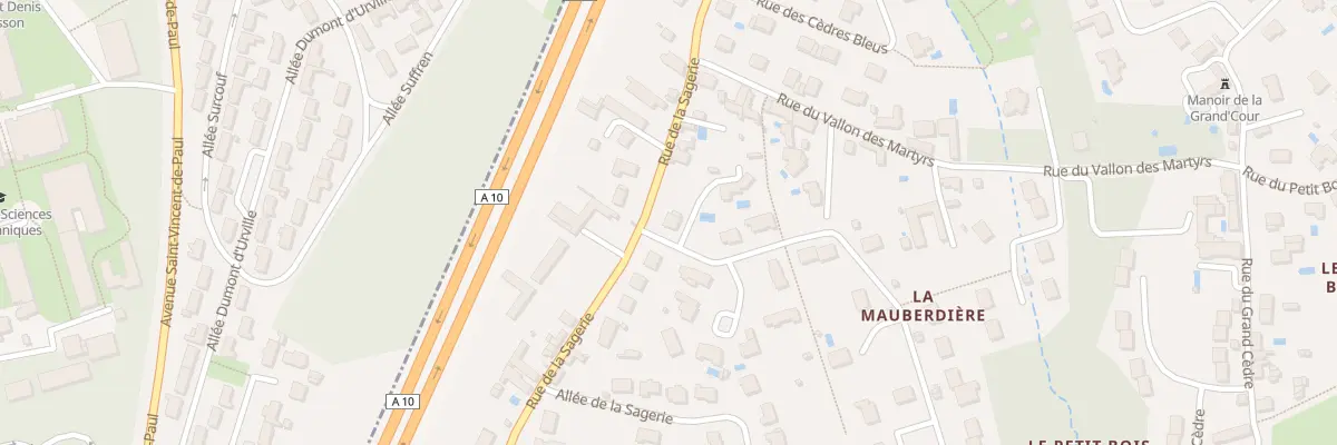 Plan du 110 Rue de la Sagerie à Saint-Avertin