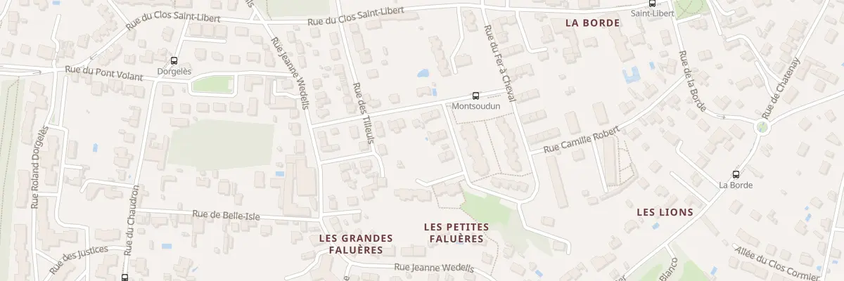 Plan du 10 Rue de Montsoudun à Tours