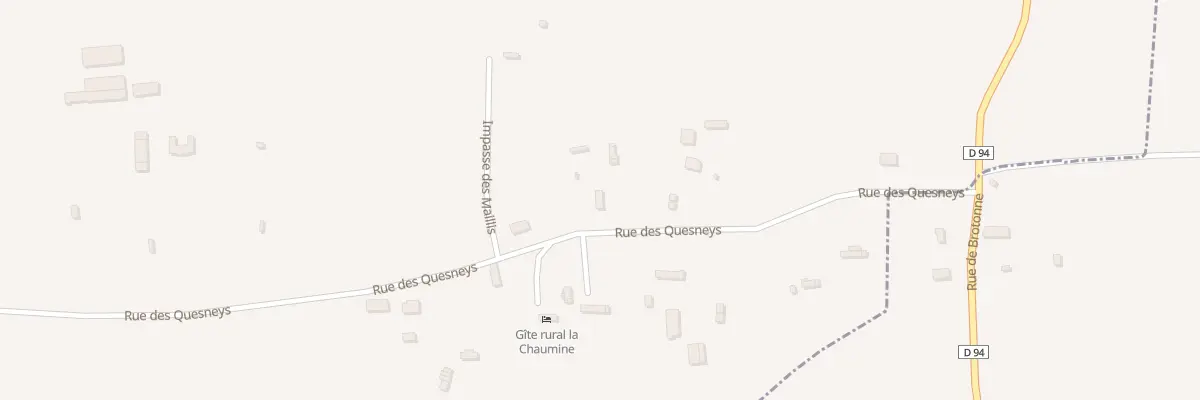 Plan du 985A Rue des Quesneys à La Haye-Aubrée