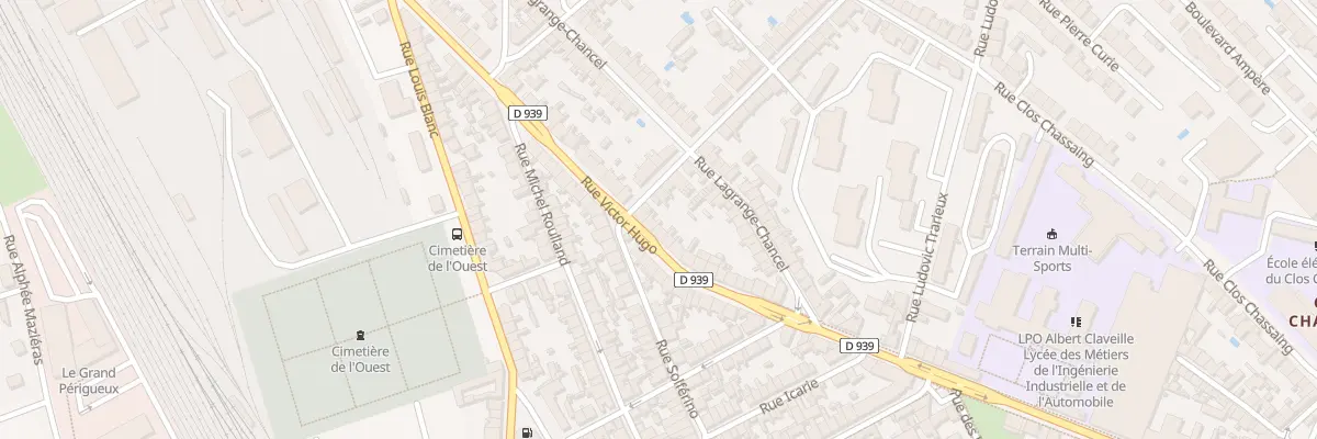 Plan du 130 Rue Victor Hugo à Périgueux