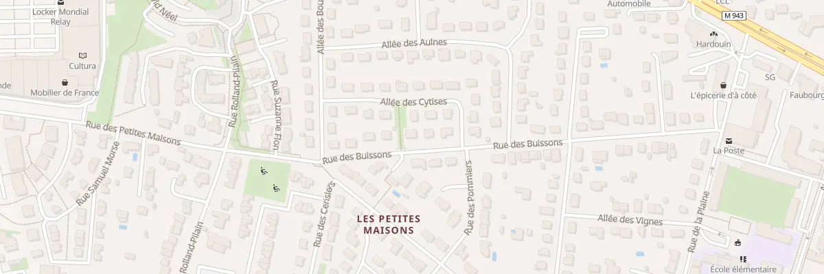 Plan du 31 Rue des Buissons à Chambray-lès-Tours