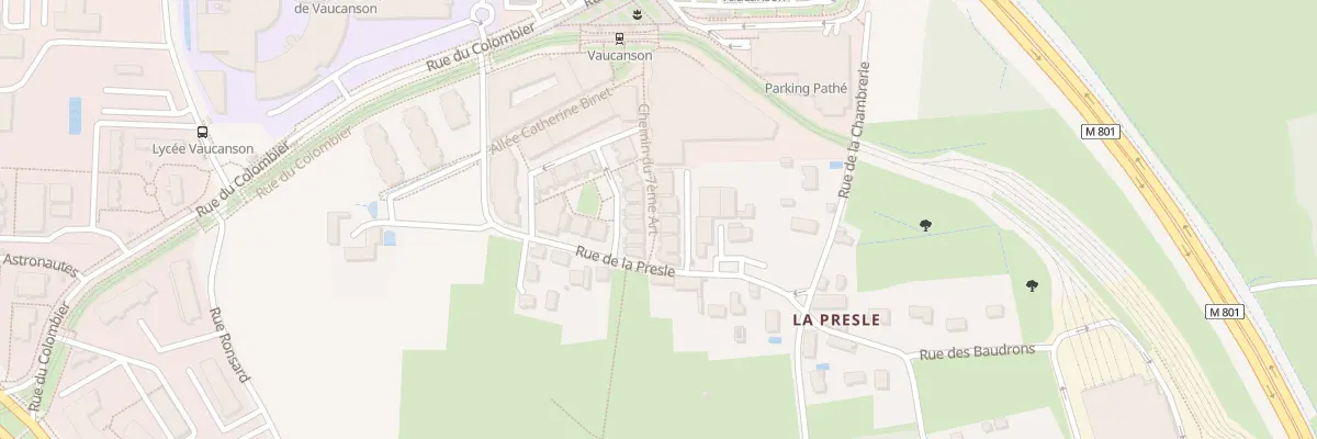 Plan du 189 Rue de la Presle à Tours
