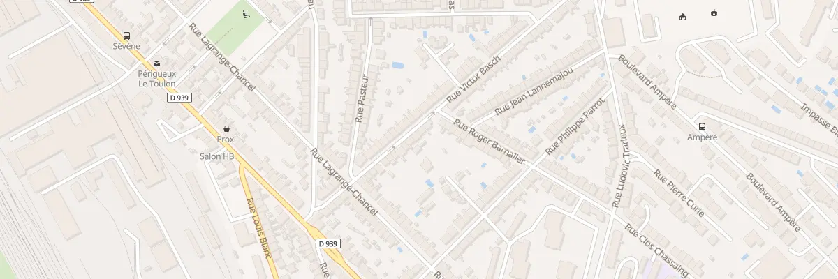 Plan du 34 Rue Victor Basch à Périgueux
