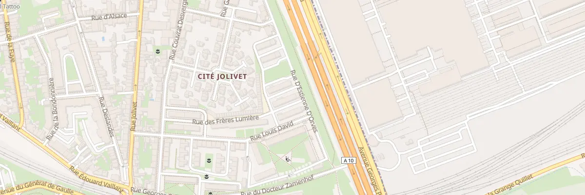 Plan du 42 Rue des Frères Lumière à Tours