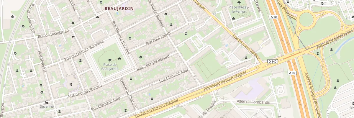 Plan du 43 Rue Marcel Sembat à Tours