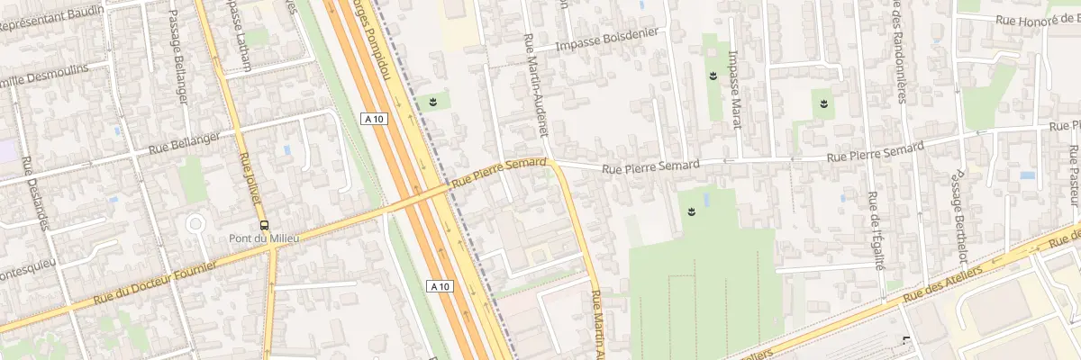 Plan du 23 Rue Pierre Semard à Saint-Pierre-des-Corps