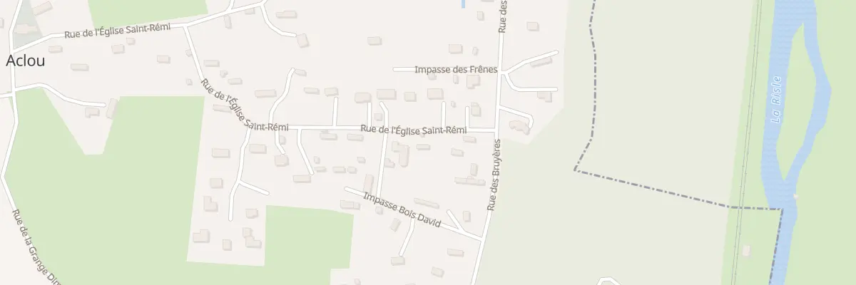 Plan du 3 Rue de l’Eglise à Aclou