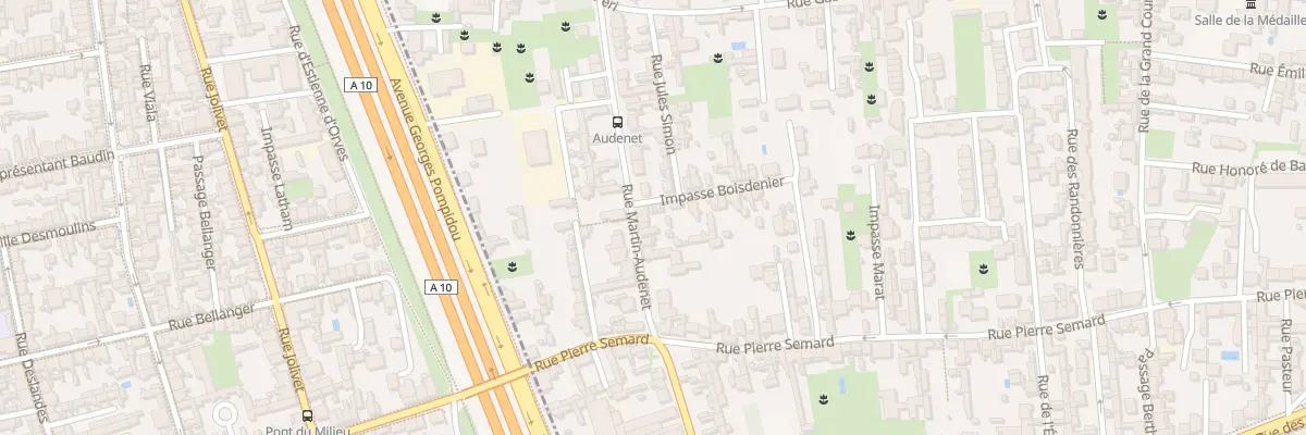 Plan du 24 Rue Martin Audenet à Saint-Pierre-des-Corps