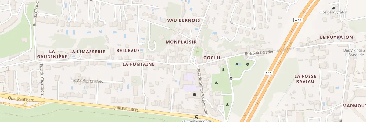 Plan du 216 Rue de l’Ermitage à Tours