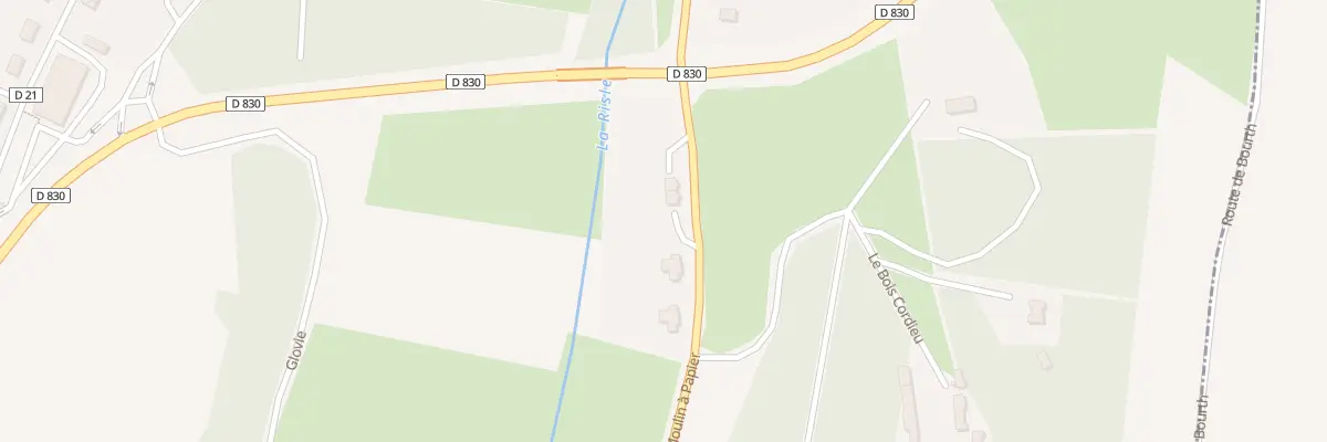 Plan du 4 Rue du Moulin a Papier à Rugles