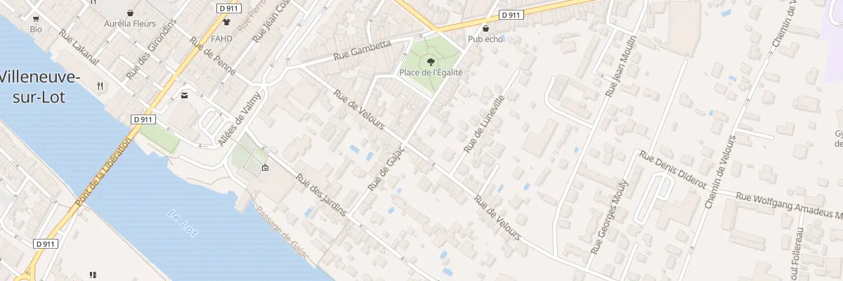 Plan du 31 Rue de Velours à Villeneuve-sur-Lot