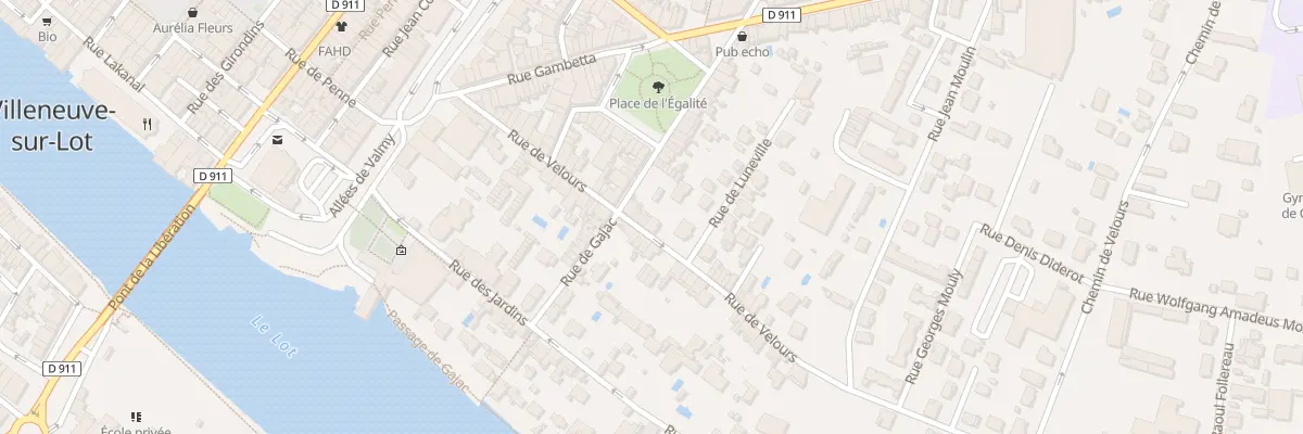 Plan du 35 Rue de Velours à Villeneuve-sur-Lot