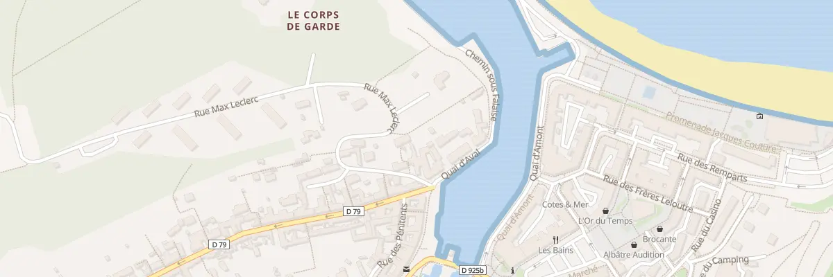 Plan du 1 Quai d’Aval à Saint-Valery-en-Caux