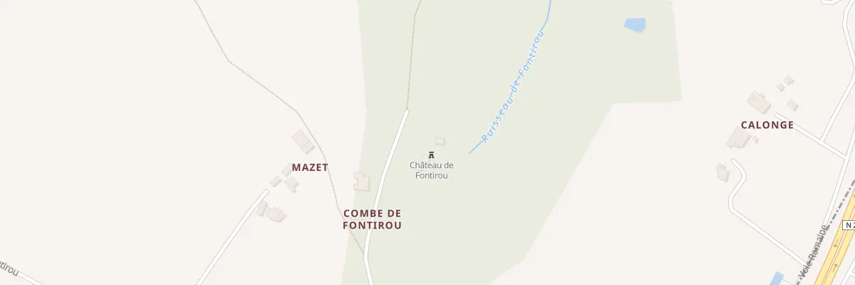 Plan du 5121 Fontirou à Castella