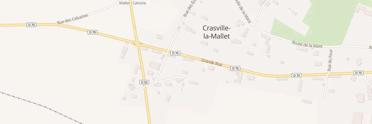Plan du 9 Grande Rue à Crasville-la-Mallet