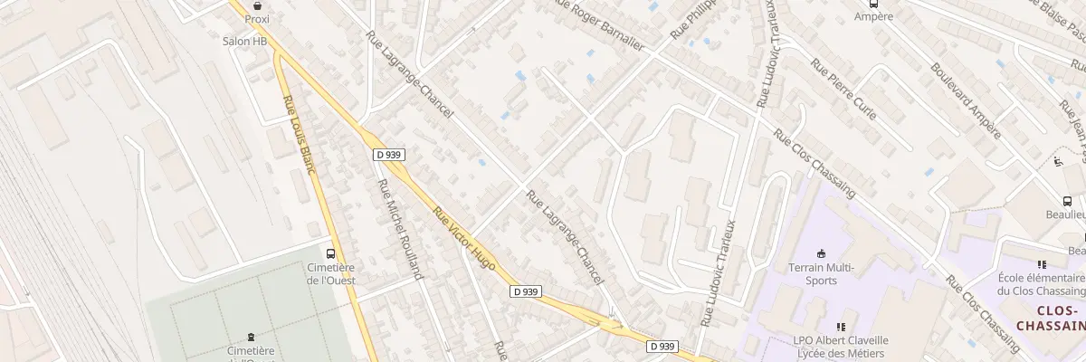 Plan du 14 Rue Philippe Parrot à Périgueux