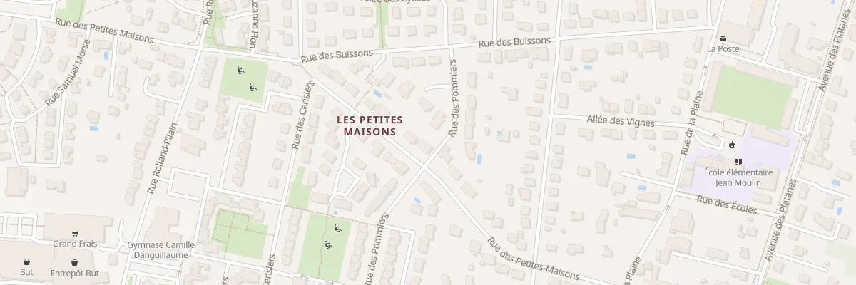 Plan du 23 Rue des Petites Maisons à Chambray-lès-Tours