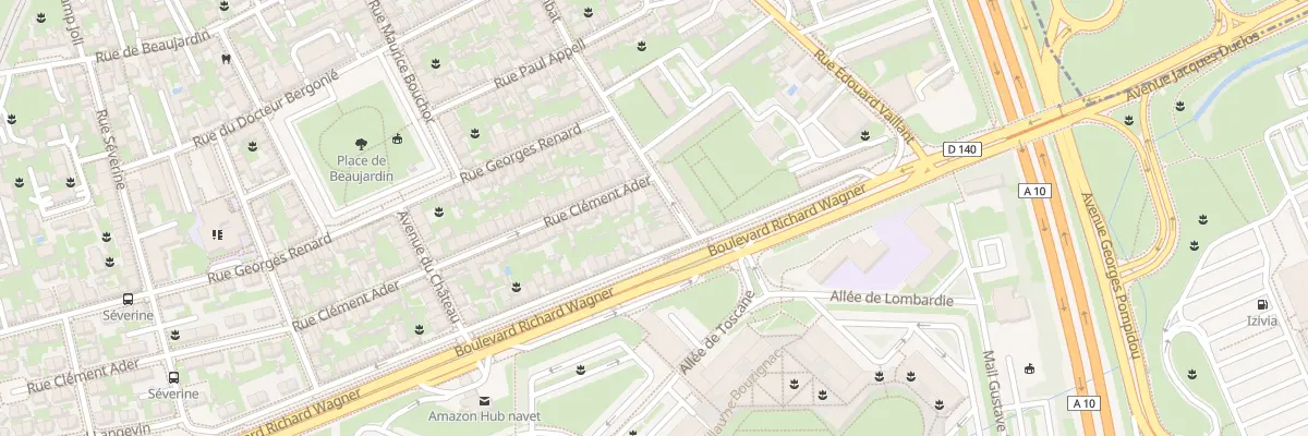 Plan du 57 Rue Marcel Sembat à Tours