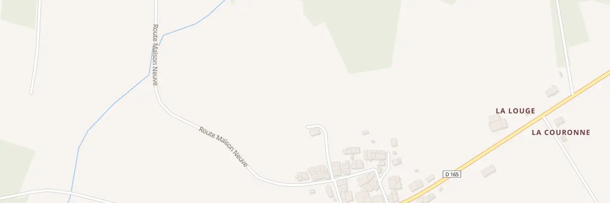 Plan du 12 Rte Maison Neuve à Chirac