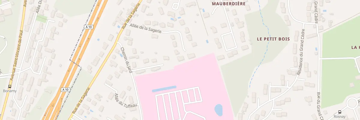 Plan du 17 All de la Sagerie à Saint-Avertin