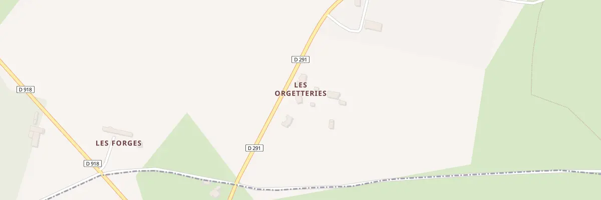 Plan du 2 Les Orgetteries à L’Hôme-Chamondot