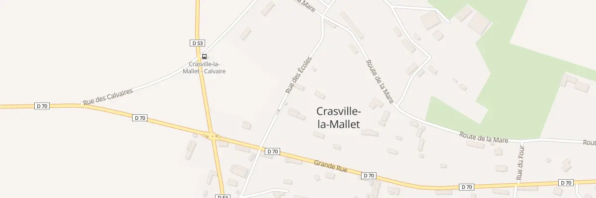 Plan du 5 Rue des Ecoles à Crasville-la-Mallet