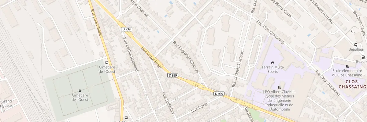 Plan du 15 Rue Lagrange Chancel à Périgueux