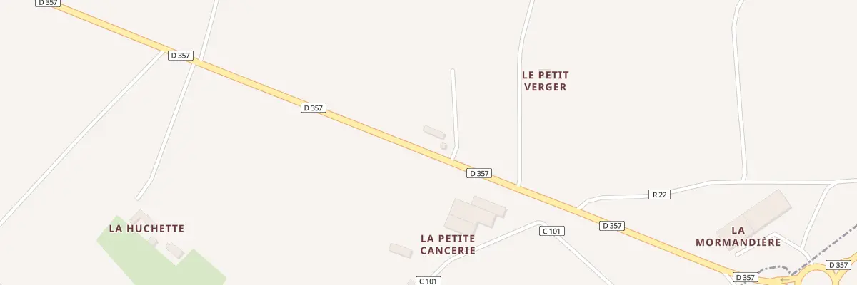 Plan du 5057 La Petite Cancerie à Montaillé