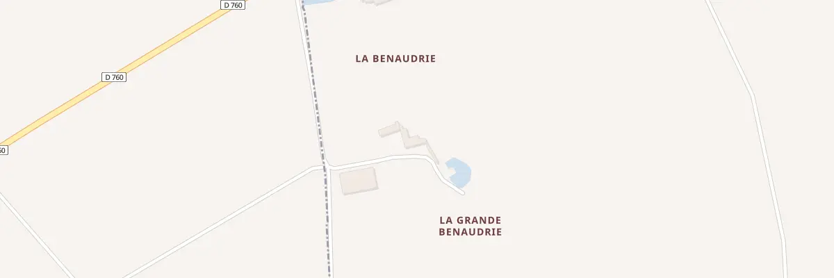 Plan du 135 La Grande Benaudrie à Bossée