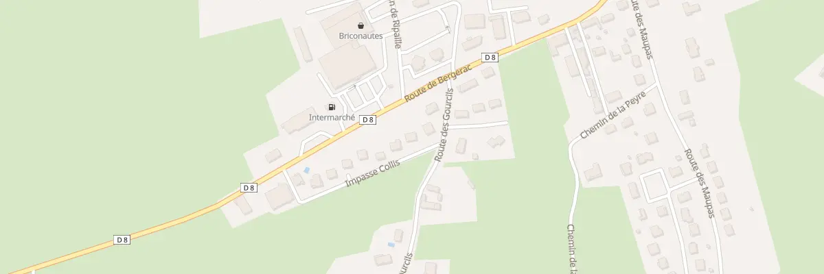 Plan du 2 Imp Collis à Vergt