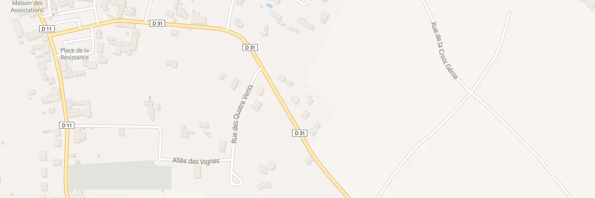Plan du 25 Rte d’Adriers à Persac