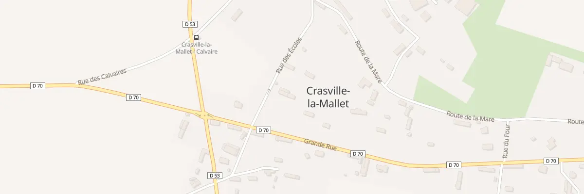 Plan du 4 Grande Rue à Crasville-la-Mallet