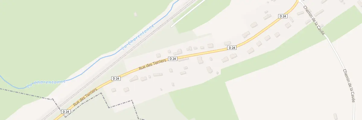 Plan du 14 Rue des Terriers à Serquigny