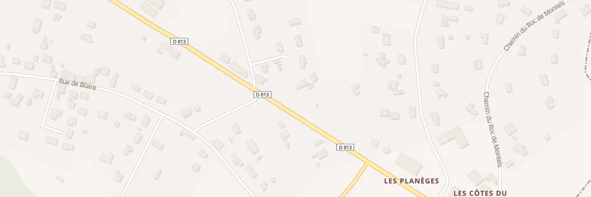 Plan du 1923 Rte d’Agen à Lafox