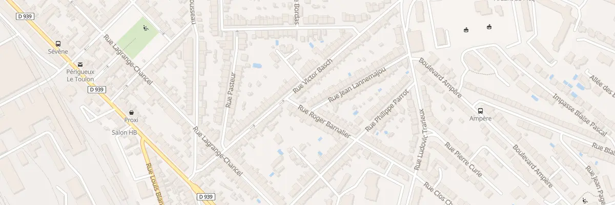 Plan du 82 Rue Roger Barnalier à Périgueux