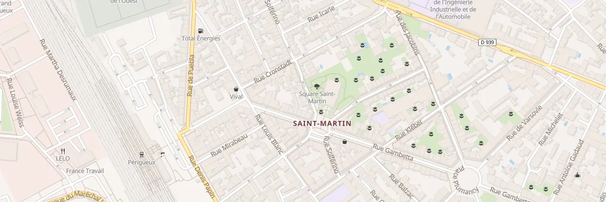 Plan du 11 Rue Solferino à Périgueux
