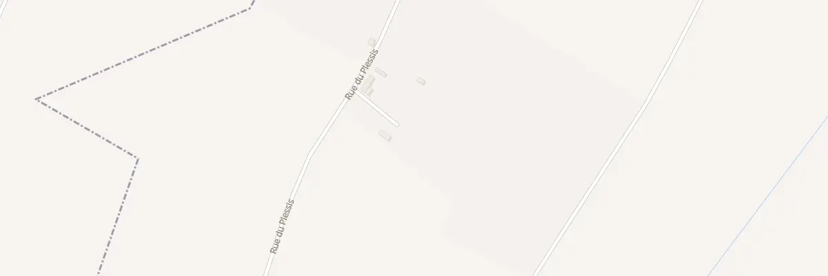Plan du 1 Rue du Plessis à Chéronvilliers