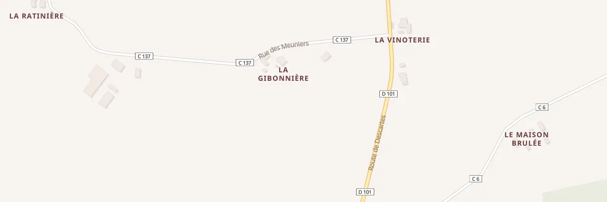 Plan du 22 La Gibonniere à Civray-sur-Esves