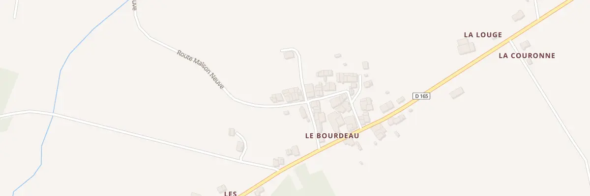 Plan du 5085 Le Bourdeau à Chirac